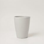 Doniczka ceramiczna Obrót Poziomy matowa bordo