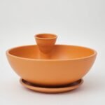 Doniczka ceramiczna Сова perłowa mokka